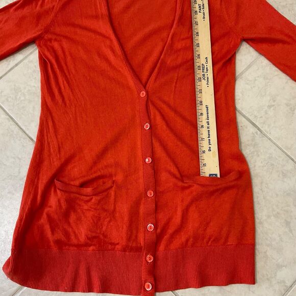 NORDSTROM Collection Silk/ Cashmere Button Front Cardigan Sweater women’s size S - Picture 8 of 12